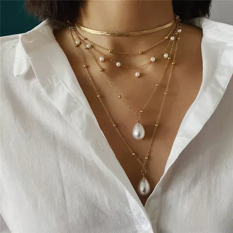 Classic Pearl Ball Necklace