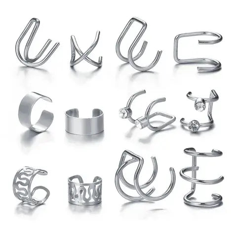Retro Initial Ear Clip