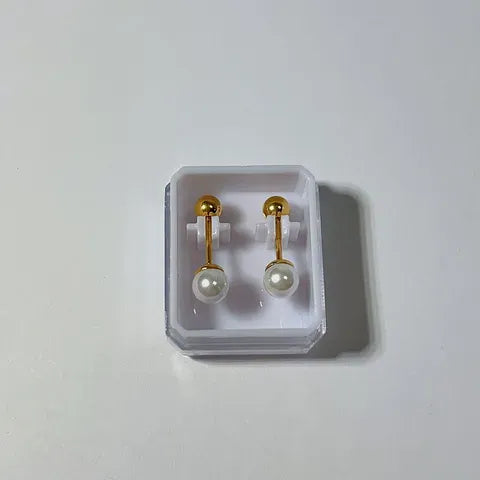 Heart Snowflake Stud Earrings
