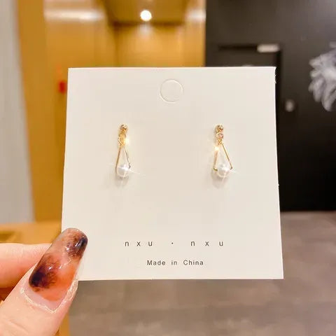 Delicate Chain Drop Earrings