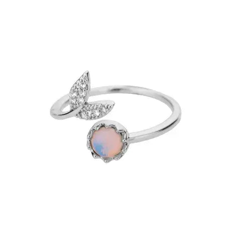 Gold Leaf Open Band Ring