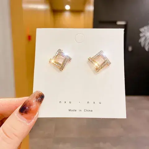 Night Market Street Stall Earrings For Women, Holiday Style Earrings, Small And Simple Tassel Earrings, High-End And Versatile Earrings Jewelry