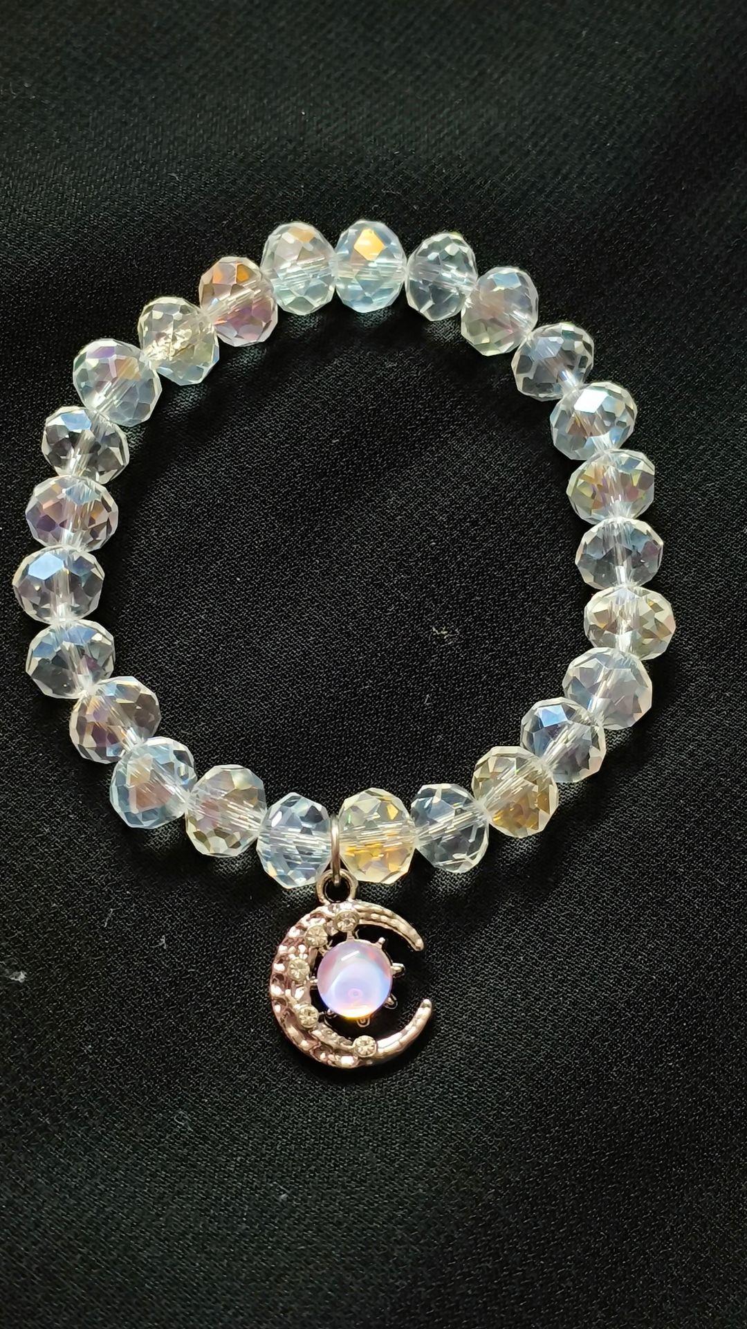 Crystal moon bracelets