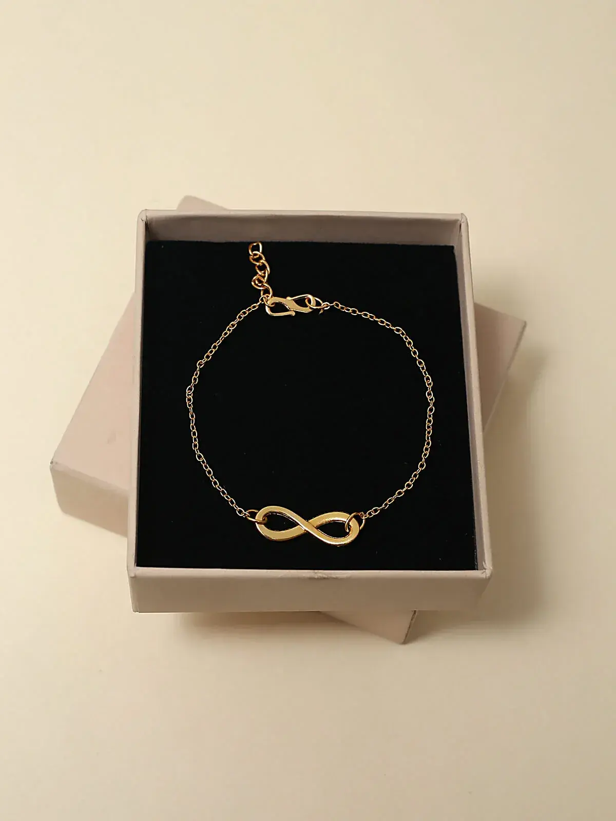 Gold Infinity Chain Bracelet