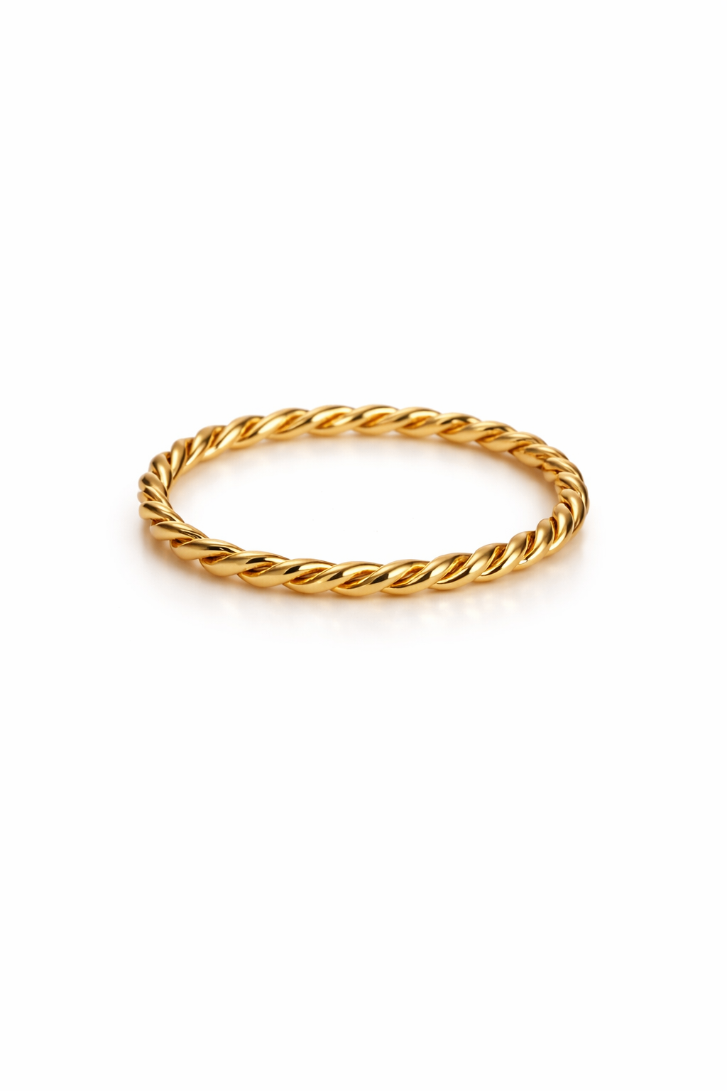 Gold Twisted Rope Ring