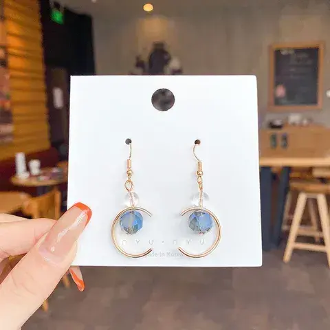 Night Market Street Stall Earrings For Women, Holiday Style Earrings, Small And Simple Tassel Earrings, High-End And Versatile Earrings Jewelry