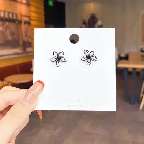 Night Market Street Stall Earrings For Women, Holiday Style Earrings, Small And Simple Tassel Earrings, High-End And Versatile Earrings Jewelry