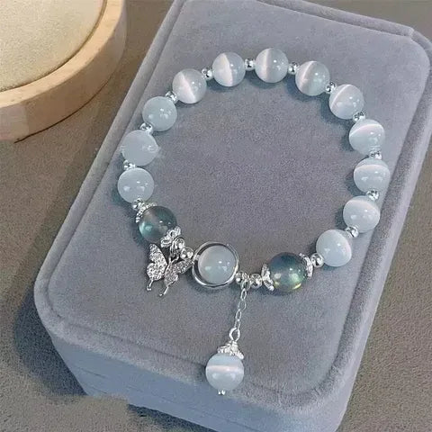 Glass Bead Stack Bracelet Set