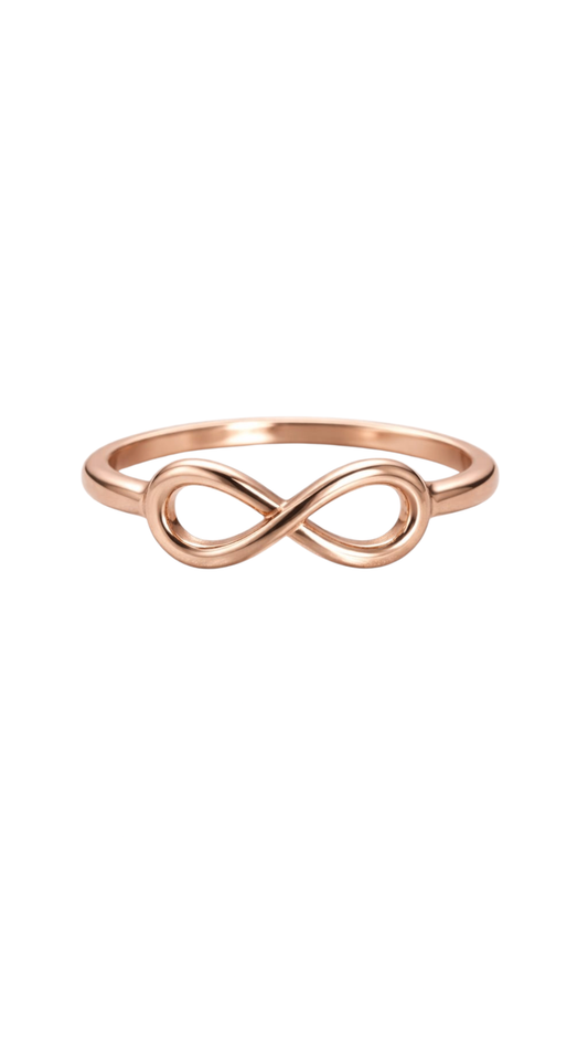 Rose Gold Infinity Ring