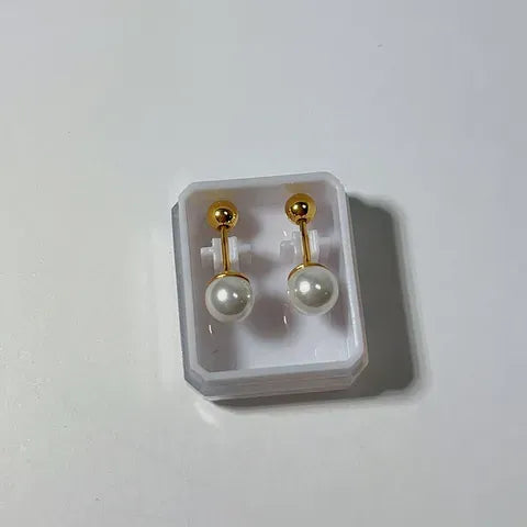 Minimal Cross Stud Earrings