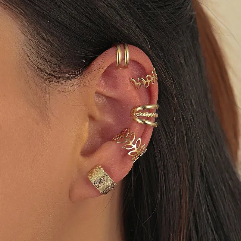 Vintage Letter Ear Clip