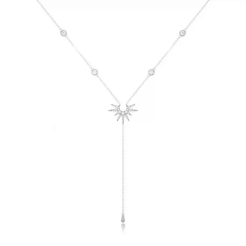 Beach Style Drop Chain Necklace