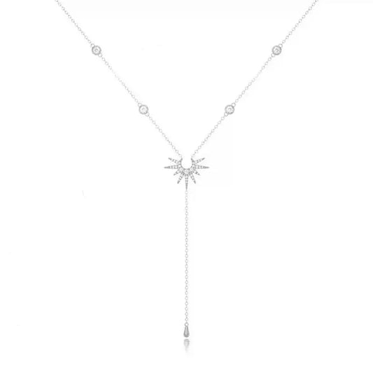 Beach Style Drop Chain Necklace