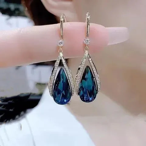 Pearl Bow Tassel Earrings