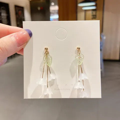 Refined Tassel Drop Earrings